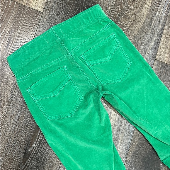 We The Free “Free People” Green Corduroy Flared Pull On Low Rise Pants 💚 - Picture 8 of 11